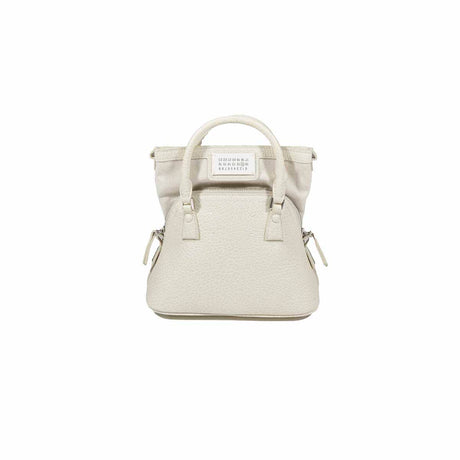 Maison Margiela Mini Hammered Effect Leather Shoulder Handbag