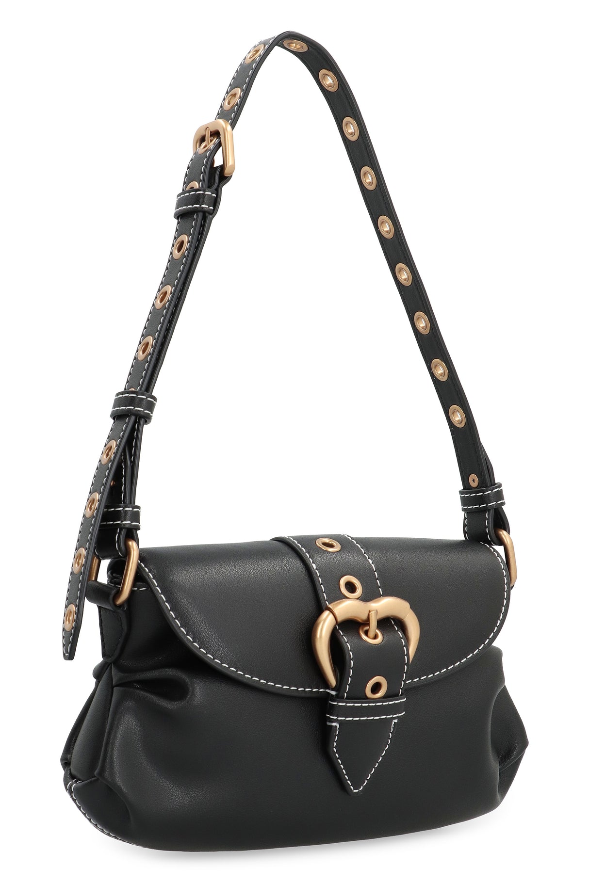 PINKO Jolene Mini Leather Shoulder Bag