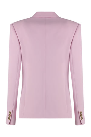 PINKO Double Breasted Blazer with Lapel Collar for Women in Pink for SS24