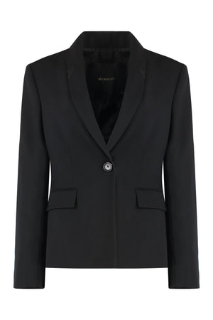 PINKO Single-Breasted One Button Jacket for Women - FW24