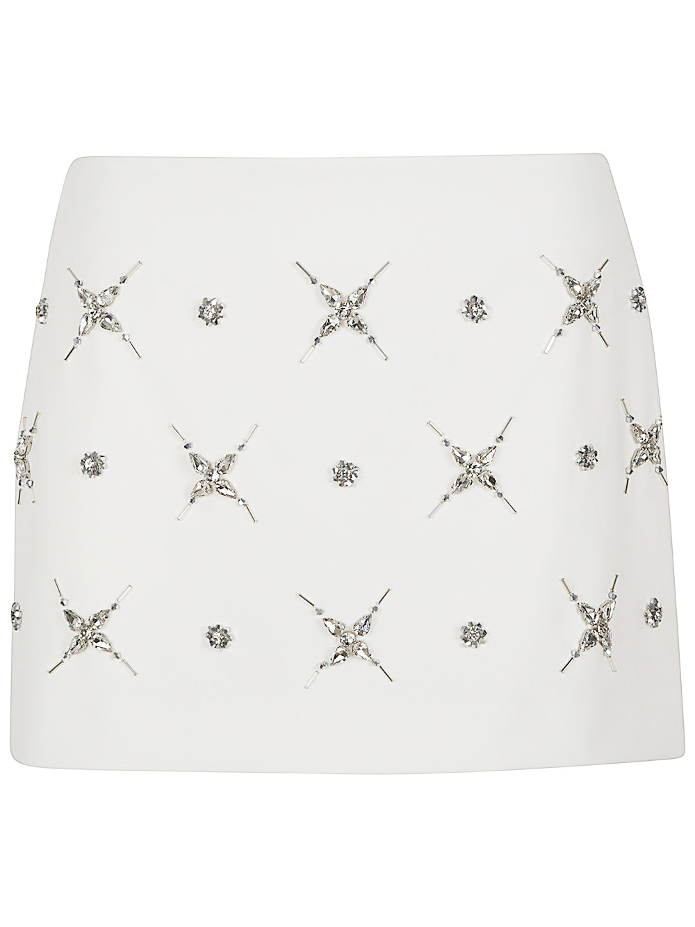 PINKO Double Layer Diagonal Mini Skirt