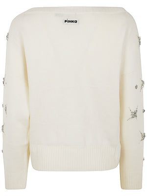 PINKO Scottish Fold Cashmere Blend Sweater