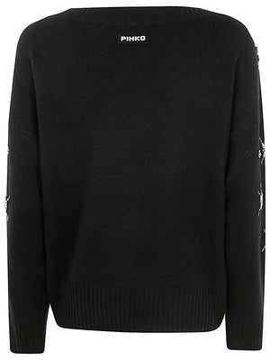 PINKO Scottish Fold Cashmere Blend Sweater