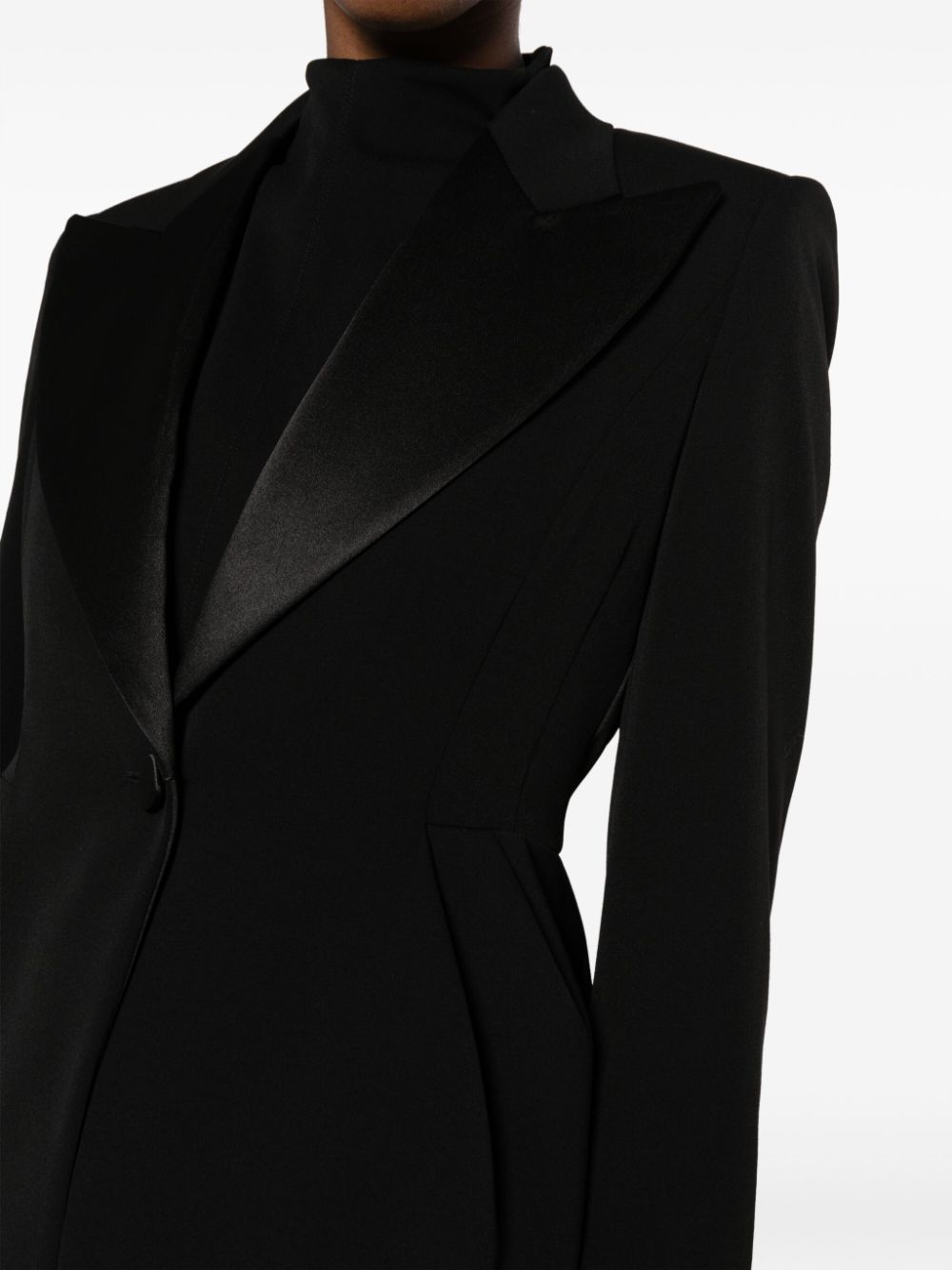 MAX MARA PIANOFORTE Elegant Black Peplum Blazer for Women - FW23 Collection