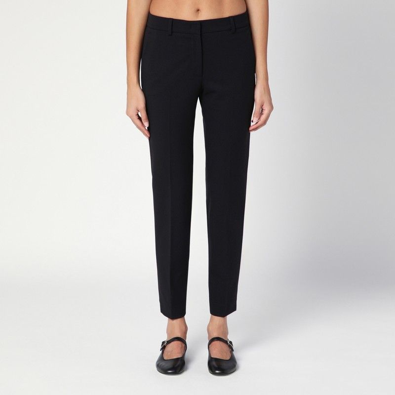 QUELLEDUE Slim Fit Wool Blend Trousers for Women - Ideal for Fall 2024