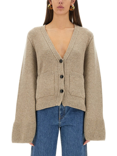 KHAITE Chic Cashmere Cardigan - Women's Size S