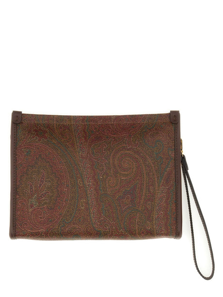 ETRO Mini Paisley Jacquard Media Pouch Handbag