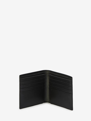 CELINE Luxurious Mini Bi-fold Wallet in Black Grained Calfskin - 11x10cm