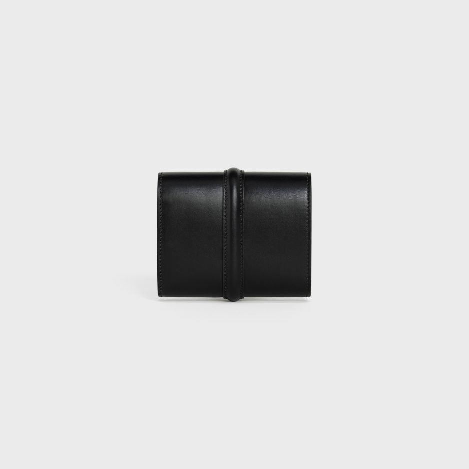 CELINE Mini Trifold Wallet in Premium Shiny Calfskin