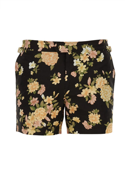 TOM FORD Floral Mini Costume Shorts