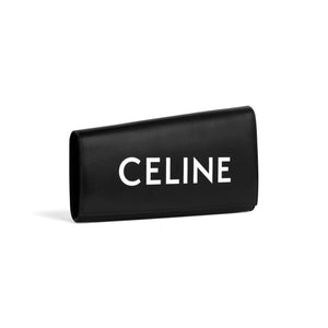 CELINE Asymmetrical Black Clutch for Women - FW22 Collection