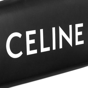 CELINE Asymmetrical Black Clutch for Women - FW22 Collection