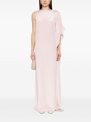 MAX MARA PIANOFORTE Silk Long Dress in Soft Pink - Spring/Summer 2024 Collection