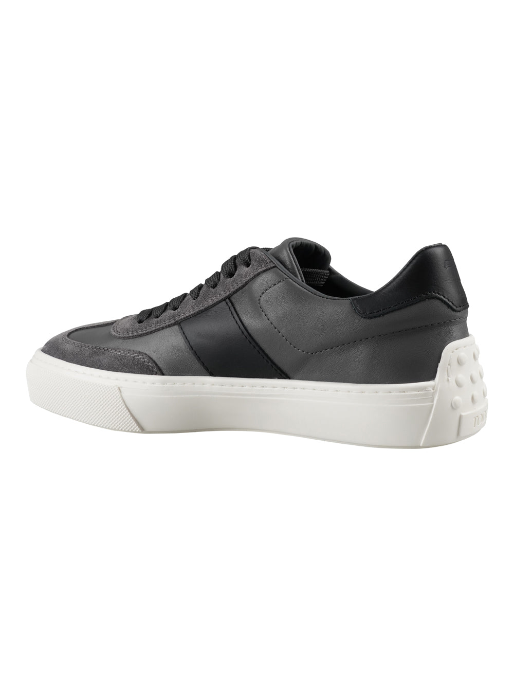 TOD'S Panelled Leather Sneakers for Men - Black