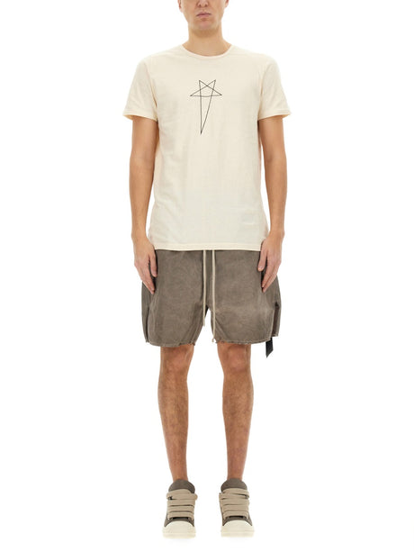 RICK OWENS DRKSHDW Men's Mini Cotton Blend Shorts