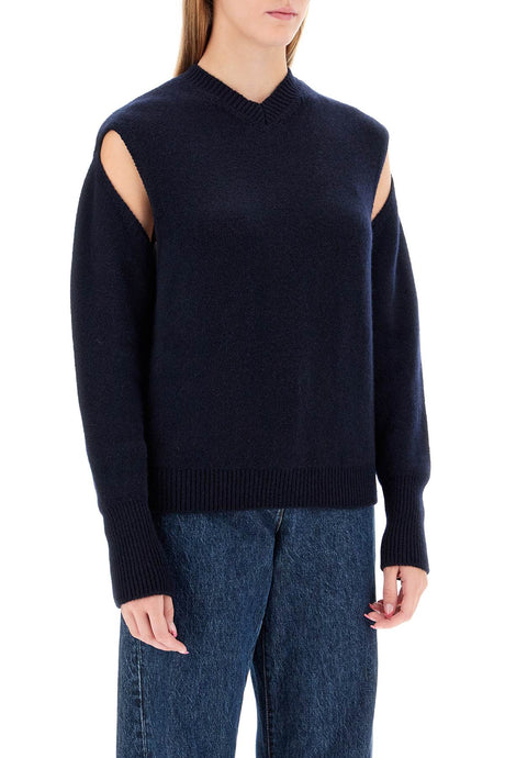 FERRAGAMO Double-Layered Effect Women's Sweater - Soft Fit