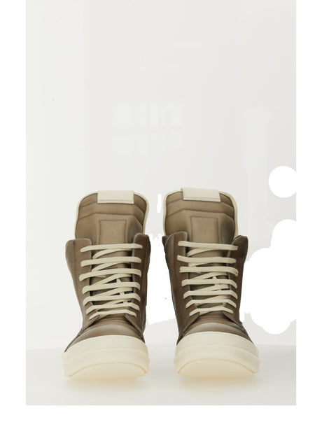 RICK OWENS Essential Leather Sneakers for Men