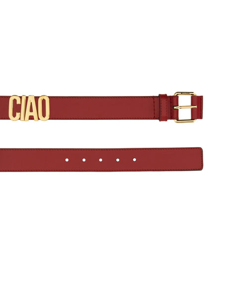 MOSCHINO Mini Leather Belt for Women