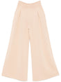 MAX MARA Wide-Leg Wool Trousers with Elastic Waistband