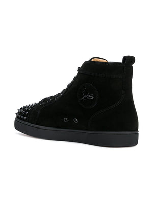 CHRISTIAN LOUBOUTIN Urban Edge High-Top Sneakers with Studded Toe