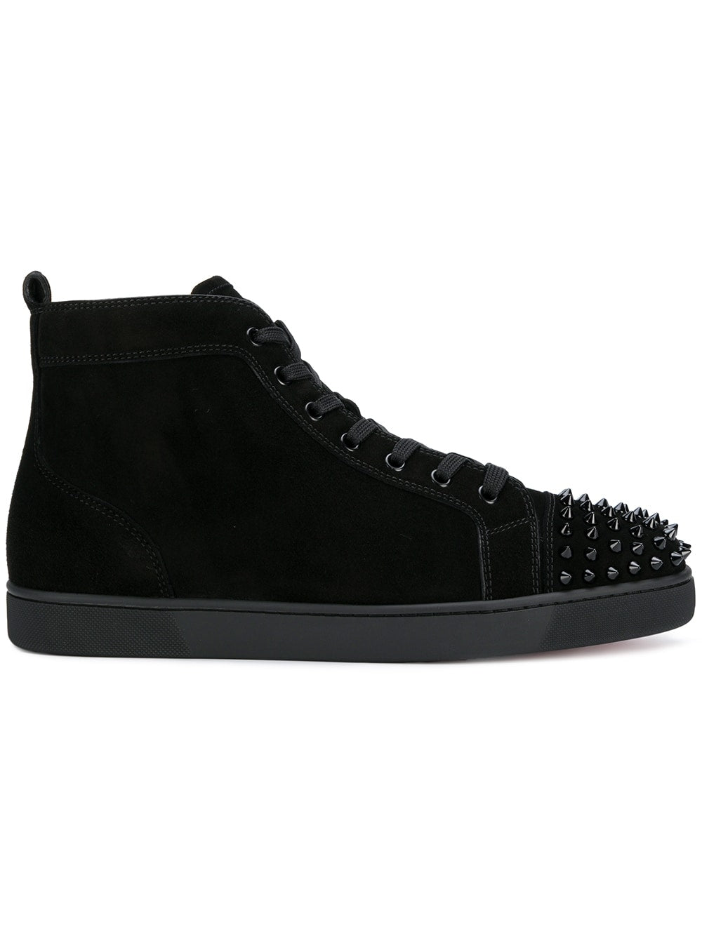 CHRISTIAN LOUBOUTIN Urban Edge High-Top Sneakers with Studded Toe