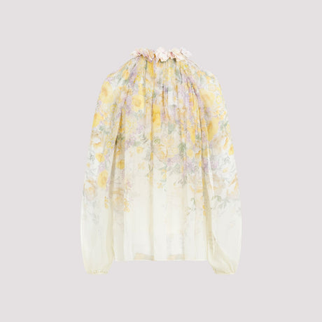 Áo blouse đầm đa sắc Harmony cho phụ nữ | Bộ sưu tập SS24