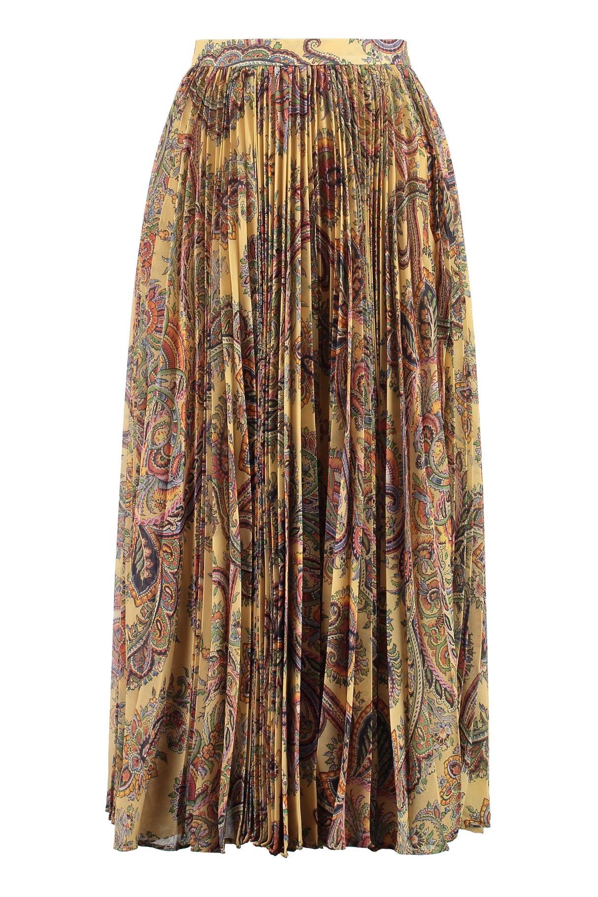 ETRO Stylish Pleated Long Skirt for the Modern Woman