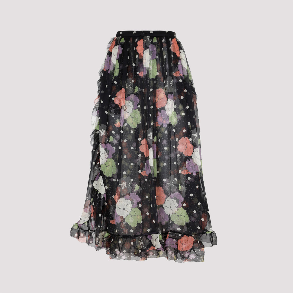 ETRO Luxurious Black Silk Skirt for Women - Fall/Winter 2023 Collection