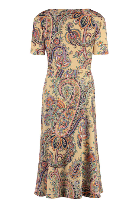 ETRO Paisley Print Dress with Flared Hem - FW23 Collection