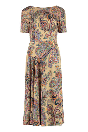 ETRO Paisley Print Dress with Flared Hem - FW23 Collection