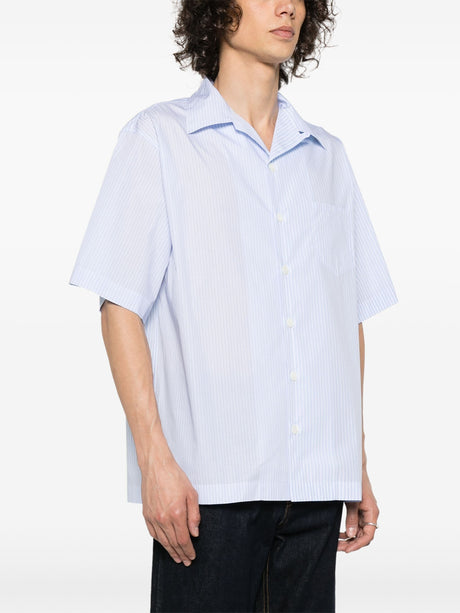 PRADA Striped Short Sleeve Shirt