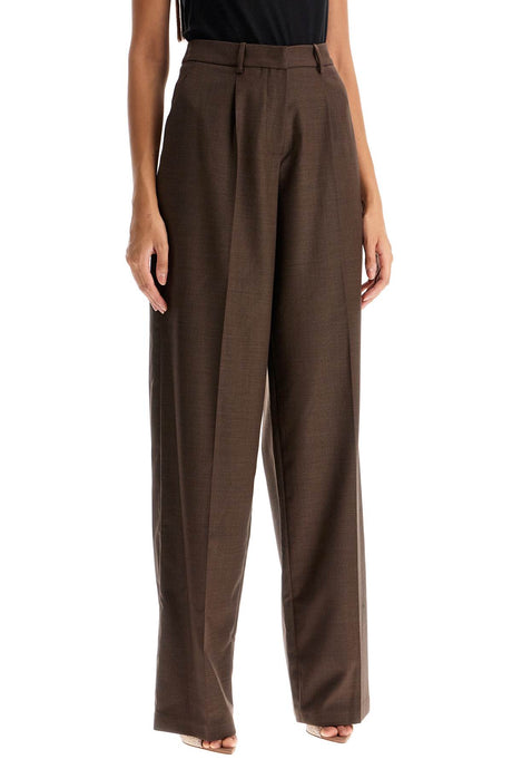 MAGDA BUTRYM Wide Stretch Wool Trousers for Comfortable Fit - Size FR 36