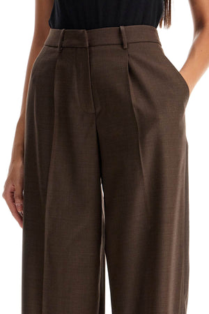 MAGDA BUTRYM Wide Stretch Wool Trousers for Comfortable Fit - Size FR 36