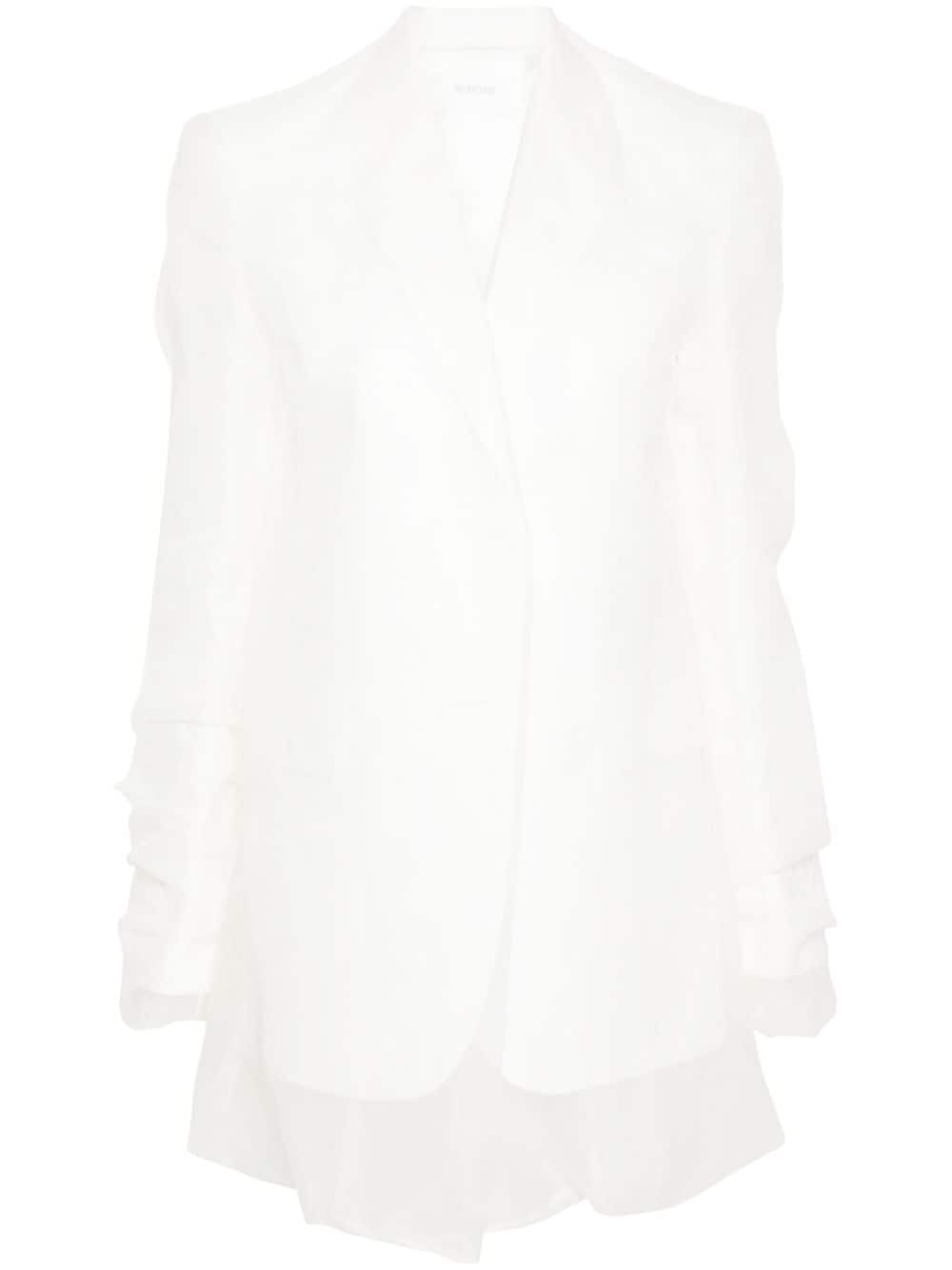 MAX MARA SPORTMAX Silk Single-Breasted Jacket for Women