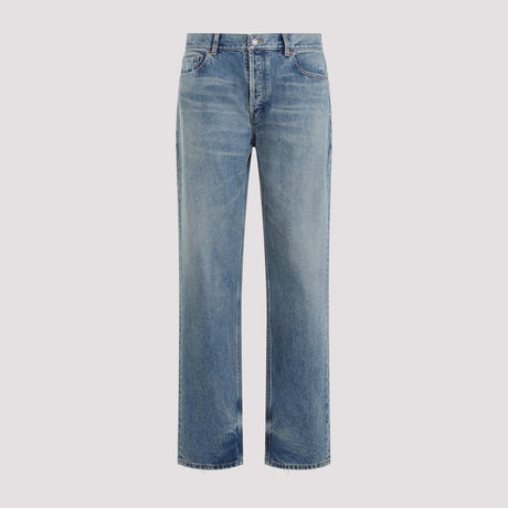 SAINT LAURENT Relaxed Straight Jeans for a Timeless Look