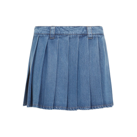 MIU MIU Chic Lyocell Midi Skirt