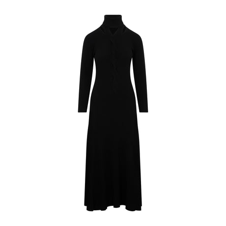 FABIANA FILIPPI Elegant Virgin Wool Long Dress