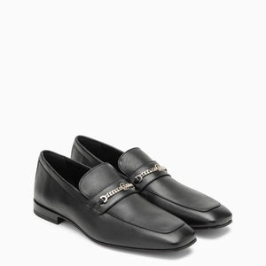 CHRISTIAN LOUBOUTIN Black MJ Moc Loafer for Men in 100% Premium Leather