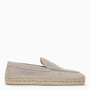 Giày Espadrilles da lộn màu xám dành cho nam - SS24