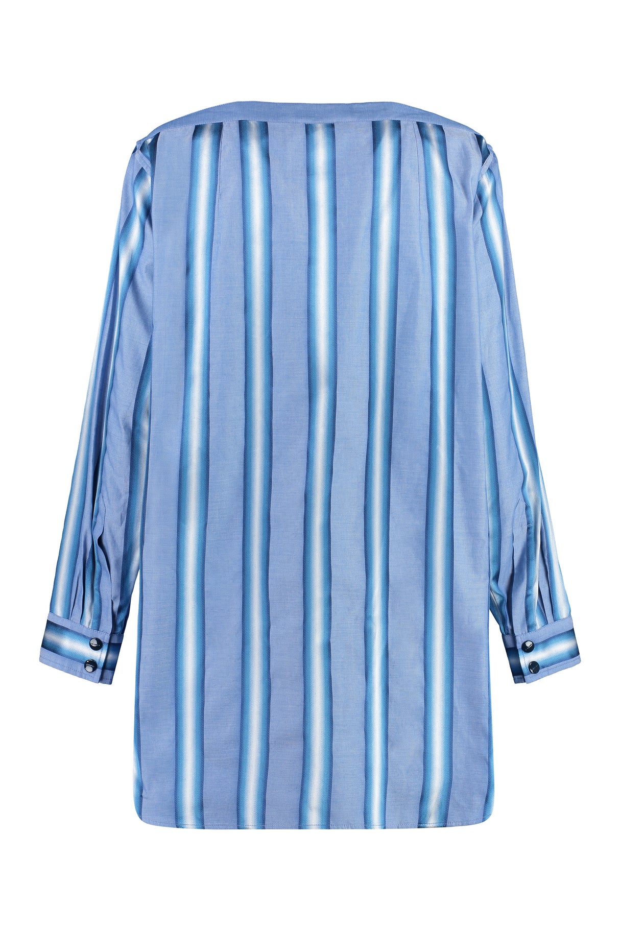 ETRO Blue Striped Off-Shoulder Mini Dress for Women