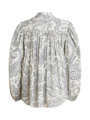 Áo Blouse In Họa Tiết Paisley Toàn Phần - Phù Hợp Cho Nữ