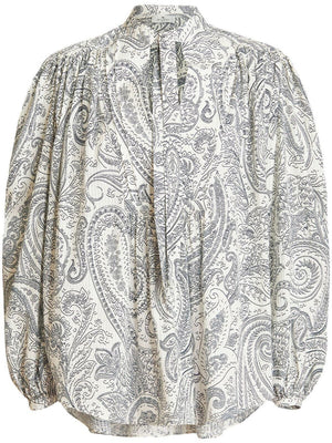 ETRO Multicolor All Over Paisley Print Blouse for Women - SS23 Collection