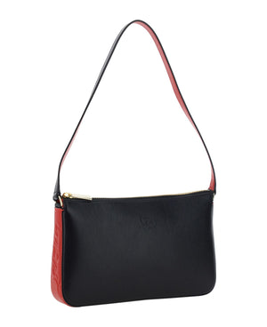 CHRISTIAN LOUBOUTIN Luxe Black Pouch Handbag for Women - SS24 Collection