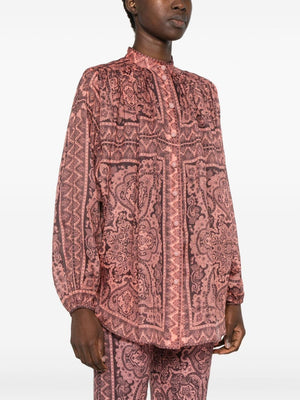 ZIMMERMANN Elegant Ramie Copai Shirt