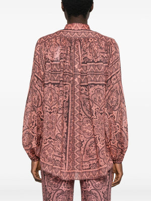 ZIMMERMANN Elegant Ramie Copai Shirt