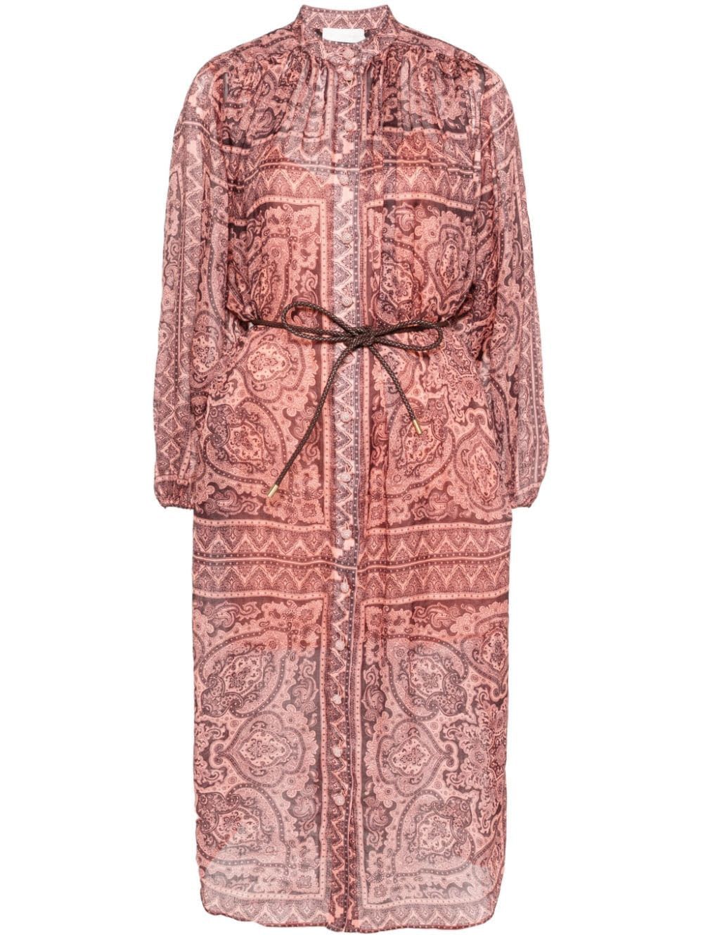 ZIMMERMANN Elegant Ramie Mini Dress