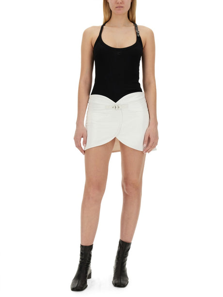 COURREGÈS Slim Fit Mini Skirt (Size 38)