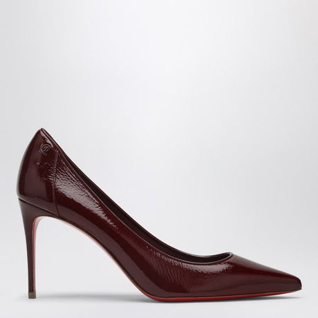 CHRISTIAN LOUBOUTIN Patent Leather Pointed Toe Pumps - Slim Heel