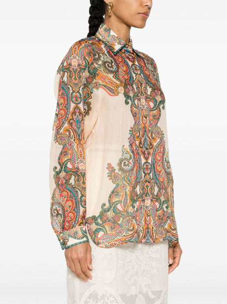 ZIMMERMANN Paisley Breeze Oversized Shirt