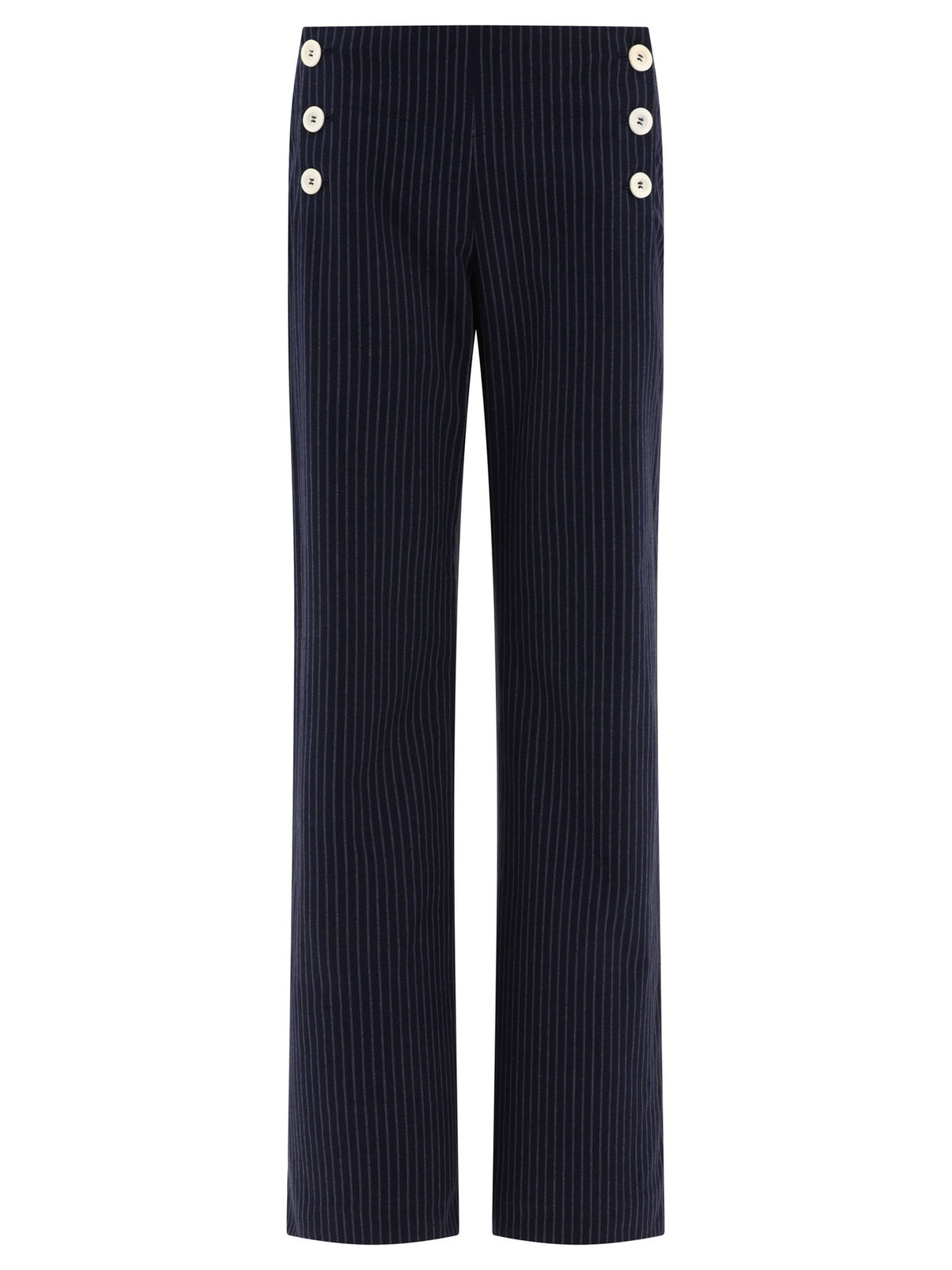 INES DE LA FRESSANGE 24SS Women's Blue Straight Pants